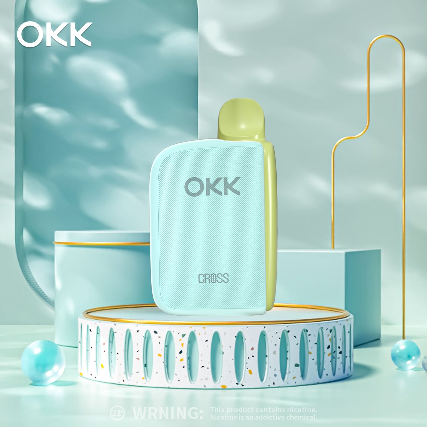 [Starter Pack] OKK Max Cross Series Device & Pod - Sea Green