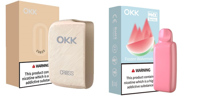 [Starter Pack] OKK Max Cross Series Device & Pod - Ivory