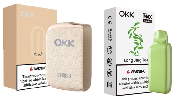 [Starter Pack] OKK Max Cross Series Device & Pod - Ivory