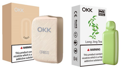 [Starter Pack] OKK Max Cross Series Device & Pod - Ivory