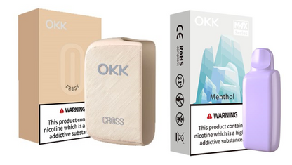 [Starter Pack] OKK Max Cross Series Device & Pod - Ivory