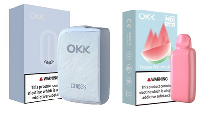 [Starter Pack] OKK Max Cross Series Device & Pod - Baby Blue