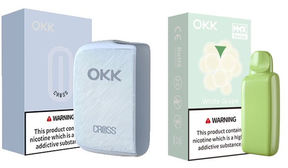 [Starter Pack] OKK Max Cross Series Device & Pod - Baby Blue