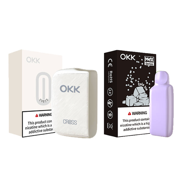 [Starter Pack] OKK Max Cross Series Device & Pod - Pure White