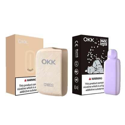 [Starter Pack] OKK Max Cross Series Device & Pod - Ivory