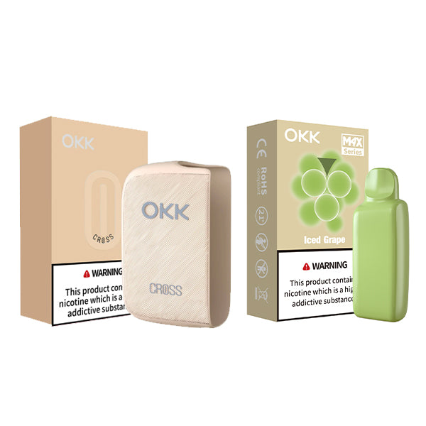 [Starter Pack] OKK Max Cross Series Device & Pod - Ivory