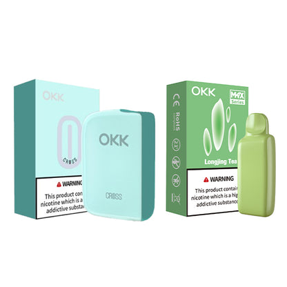 [Starter Pack] OKK Max Cross Series Device & Pod - Sea Green