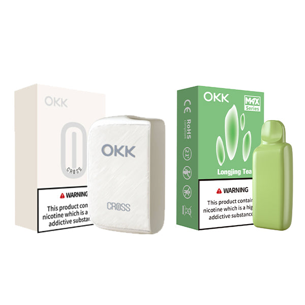 [Starter Pack] OKK Max Cross Series Device & Pod - Pure White