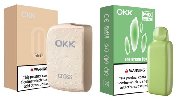 [Starter Pack] OKK Max Cross Series Device & Pod - Ivory