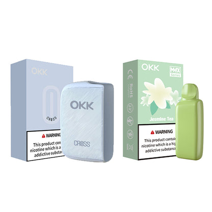 [Starter Pack] OKK Max Cross Series Device & Pod - Baby Blue