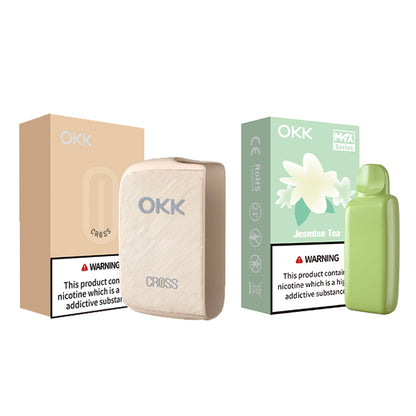 [Starter Pack] OKK Max Cross Series Device & Pod - Ivory