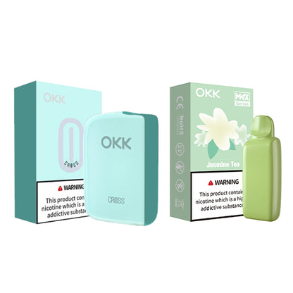 [Starter Pack] OKK Max Cross Series Device & Pod - Sea Green