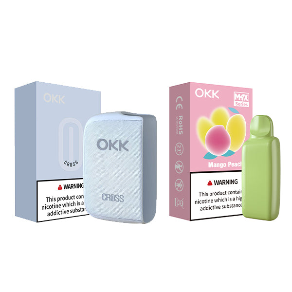 [Starter Pack] OKK Max Cross Series Device & Pod - Baby Blue