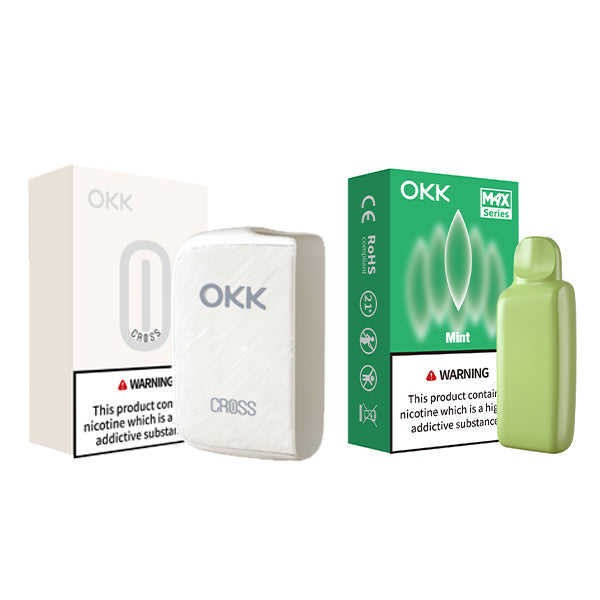 [Starter Pack] OKK Max Cross Series Device & Pod - Pure White