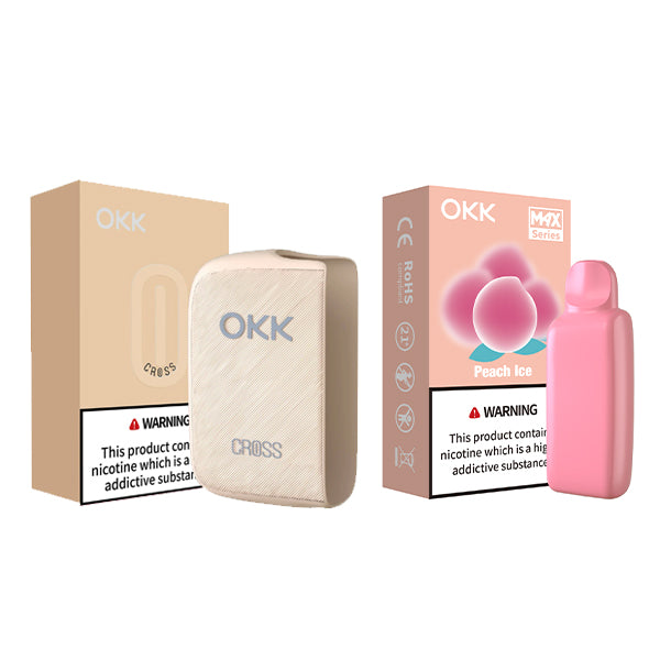 [Starter Pack] OKK Max Cross Series Device & Pod - Ivory