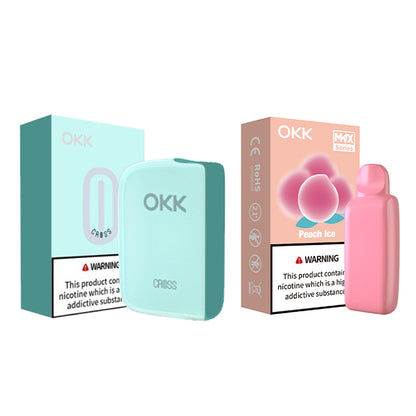 [Starter Pack] OKK Max Cross Series Device & Pod - Sea Green