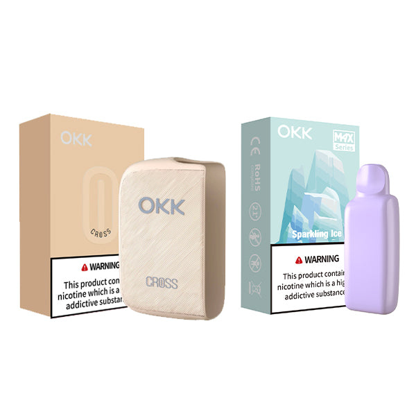 [Starter Pack] OKK Max Cross Series Device & Pod - Ivory