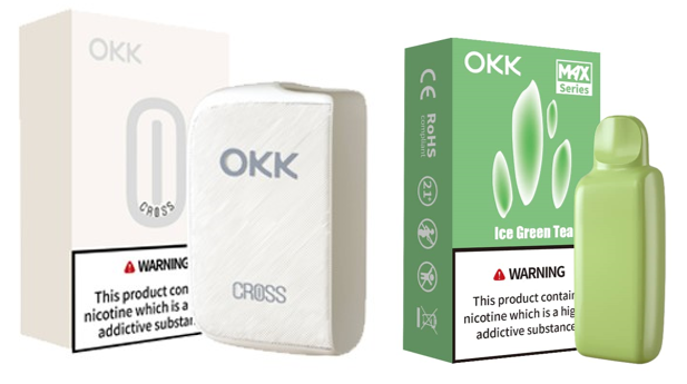 [Starter Pack] OKK Max Cross Series Device & Pod - Pure White