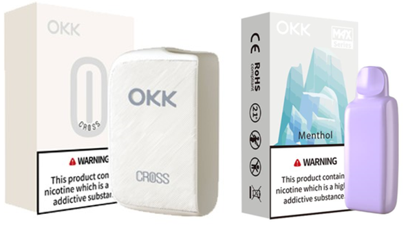 [Starter Pack] OKK Max Cross Series Device & Pod - Pure White