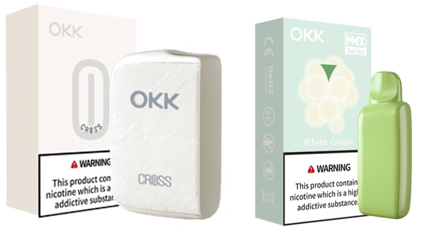 [Starter Pack] OKK Max Cross Series Device & Pod - Pure White