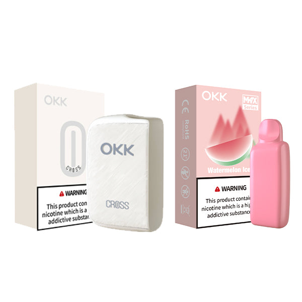 [Starter Pack] OKK Max Cross Series Device & Pod - Pure White