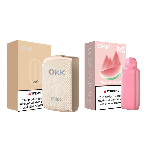 [Starter Pack] OKK Max Cross Series Device & Pod - Ivory