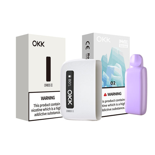 [Starter Pack] OKK Max Cross II Series Device & Pod - White